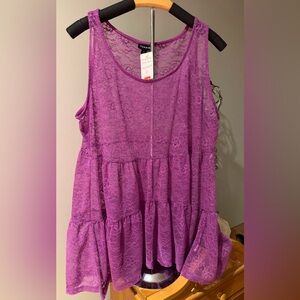 Torrid Lace Tank Sz 00